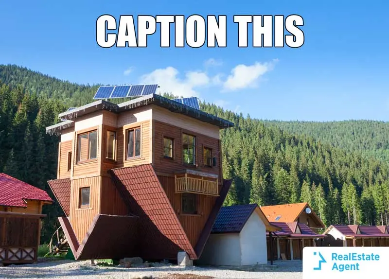 Caption this Upside down home